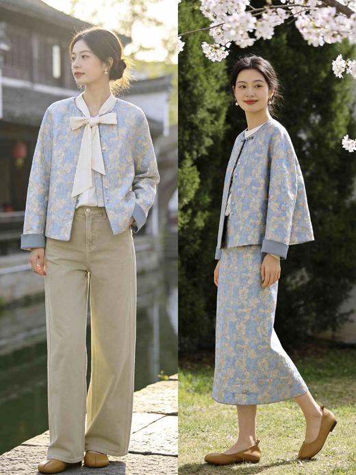 64W826春上新 国风印花外套 商品图0