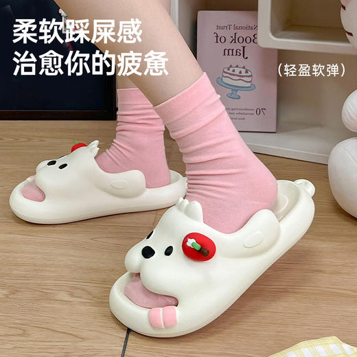 立体小熊透气凉拖 商品图1