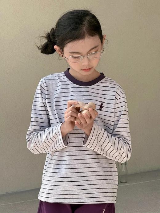 一店k （不费力穿搭系列！）3件/组！超省心啊！直接搭好的三件套！插肩袖T恤+条纹长袖+长裤 商品图8