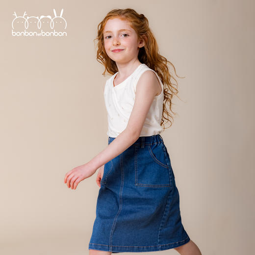 烫金logo针织无袖背心 商品图2