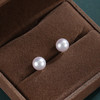 子佩集【小恬淡】银S925珍珠惜王妃耳钉【HJYED002】7mm珠简约单珠2601 商品缩略图0