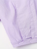 韩系温柔浅紫短款衬衫 抽绳收腰设计感小众 显瘦显高长袖上衣 商品缩略图4