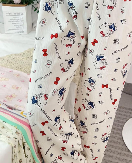 直发 品牌余料加栽， KT云朵棉长裤睡裤，居家裤 商品图3