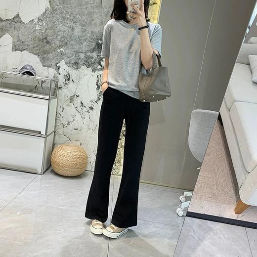 直发【3081】长腿修饰器， 软弹天丝氧气微喇裤 商品图4