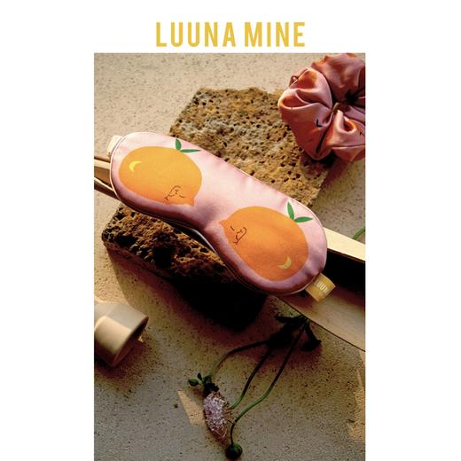 月亮宝藏LUUNAMINE 大橘大利/天赐福禄招财双面真丝印花眼罩 商品图2