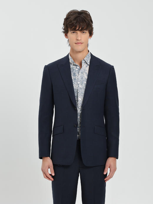 callisto藏青意大利Loro Piana绵羊毛西服 商品图2