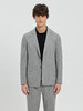 callisto清爽灰色丝毛混纺十字编织西服 商品缩略图2