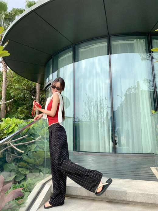 <曾小咸推荐>3.25现货秒杀 ！微信超特价！2色波点休闲裤 日常159.99 立减80 秒杀79.99！！ 商品图7