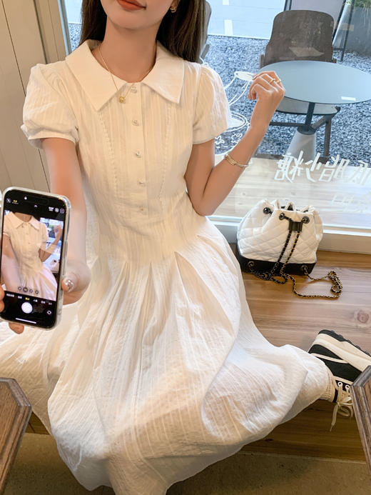 <曾小咸推荐>3.25现货秒杀 ！微信超特价！学院风泡泡袖连衣裙 日常279.99 立减140 秒杀139.99！！ 商品图10