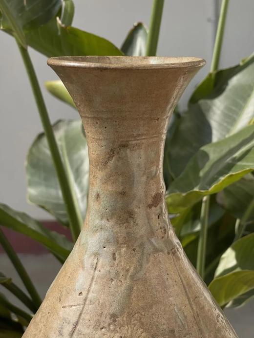 青瓷褐釉嵌花玉壶春瓶，顺丰包邮 商品图2