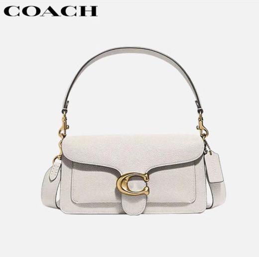 【香港直邮 送礼盒礼袋】COACH/蔻驰 女包TABBY系列26号 白金酒神单肩斜挎包 CH857 清关约7个工作日 -w 商品图1