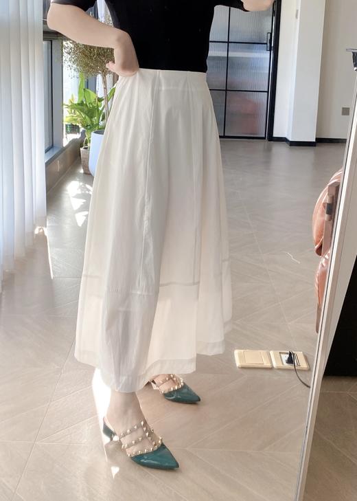 直发 巨显瘦！单一字领显瘦中袖针织衫+款八片立裁花苞裙液氨棉半身裙 商品图2