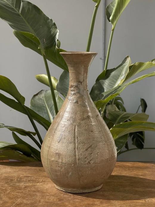 青瓷褐釉嵌花玉壶春瓶，顺丰包邮 商品图14