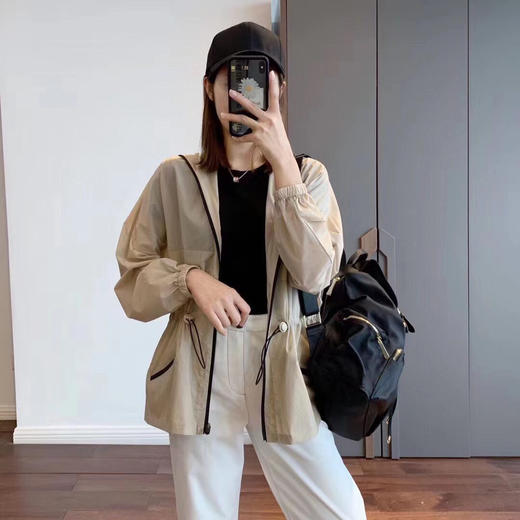 直发 薄如蝉翼~日本精工 15D尼龙防晒收腰连帽防晒外套 商品图1