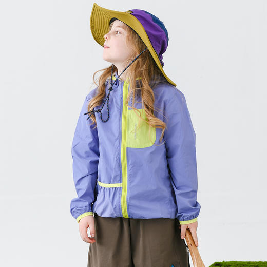 夏日户外防晒刚需来啦✨这款【 vonbonkids  山系户外夏季锦纶防泼水UPF50+防晒衣S07S26026款】真的把颜值和实力焊死了！ 商品图2