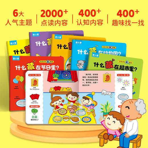 【点读版】生活认知藏猫猫：全6册 商品图2