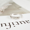 【天然正品】AU750白金简约时尚群镶款0.045克拉钻石戒指15号（戒圈可改）120226NJT67 商品缩略图3