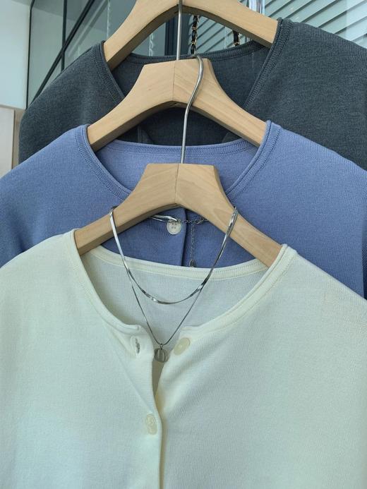 日单！无补！蕾丝拼接圆领开衫  26ZB03024- 商品图9