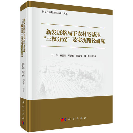 新发展格局下农村宅基地“三权分置”及实现路径研究 杜伟等 9787030835147 商品图0