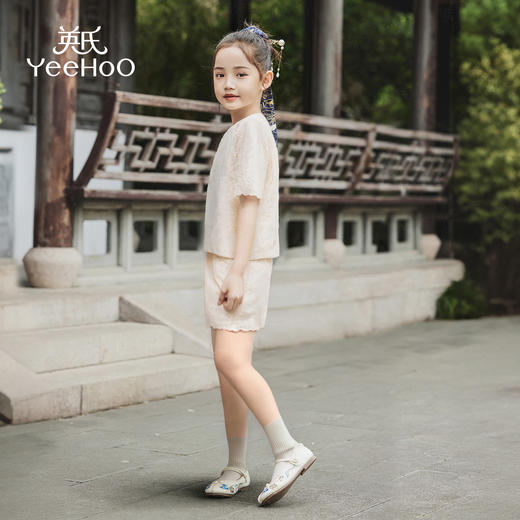 【英氏】【新中式套装】【110-170】女童夏季汉服套装 商品图6