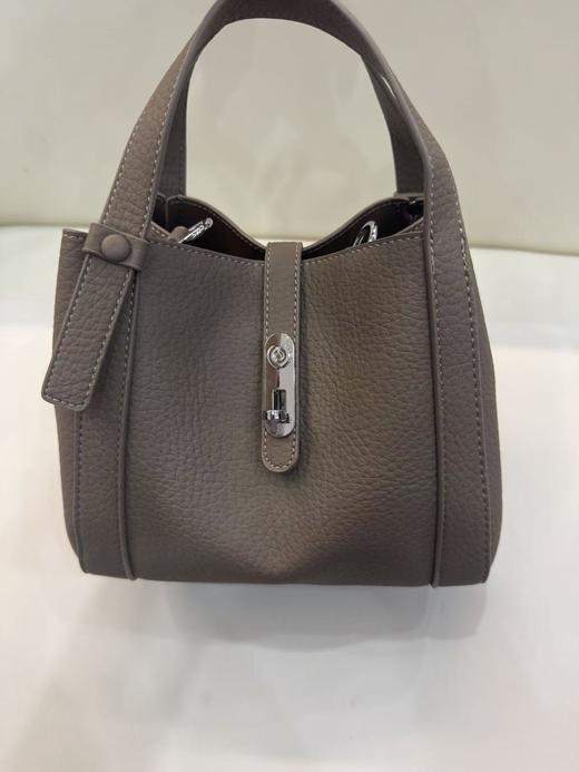 荔枝纹小号水桶包（大象灰 黑） 商品图7