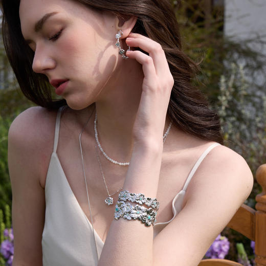 ARSIS 丨 繁绮系列 繁花风影手镯宽版 商品图2