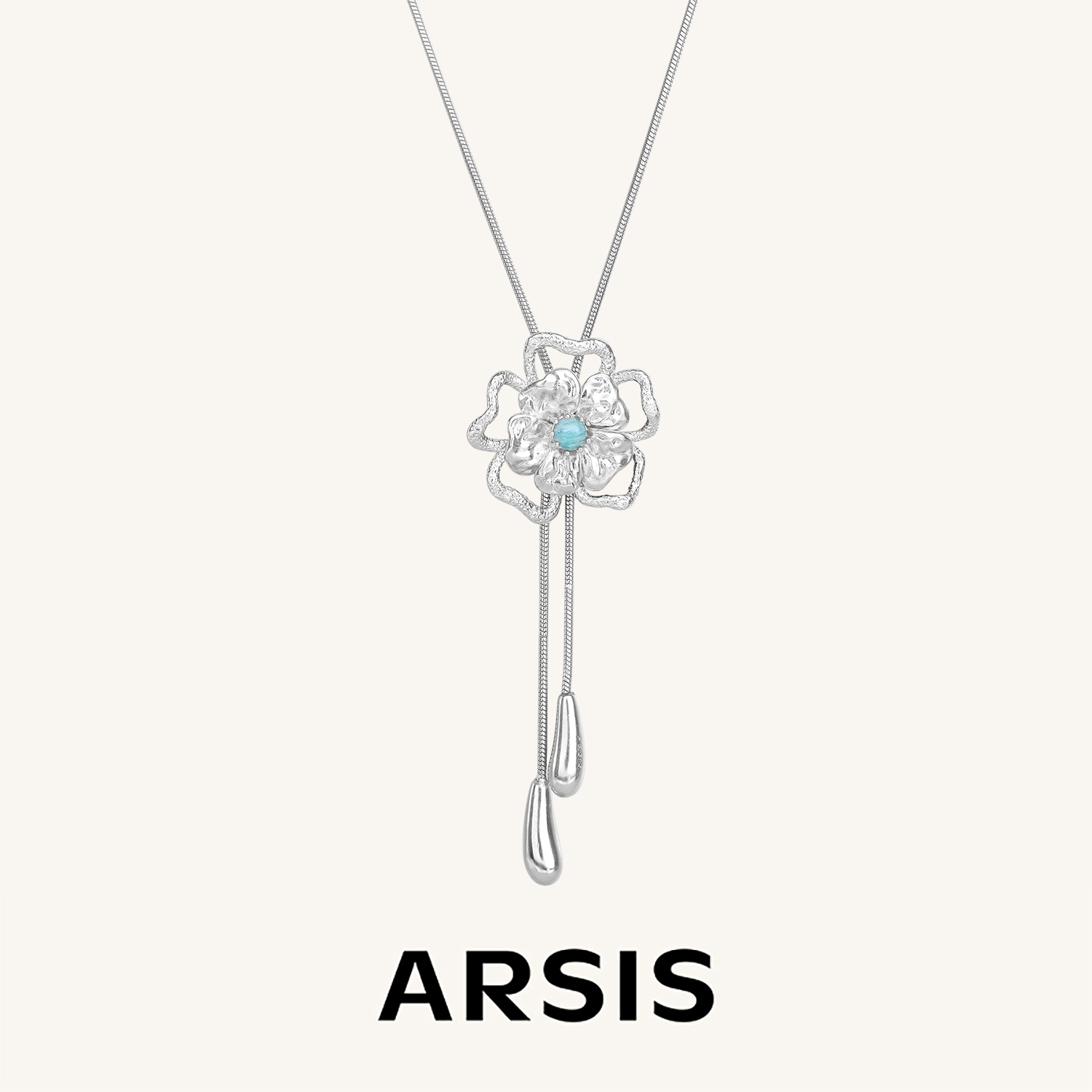 ARSIS 丨 繁绮系列 繁花风影抽拉项链