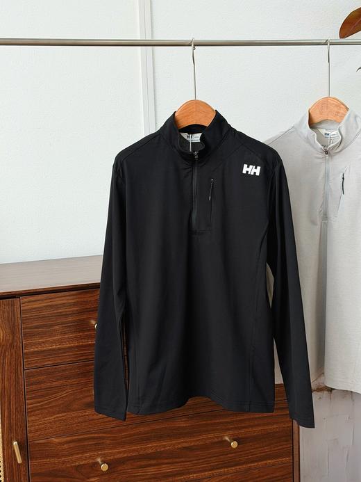 一店k （贸易公司货！）轻户外党本命！吸湿速干小暗格面料！H/H 26年春季新款男士半拉链长袖T恤！ 商品图8