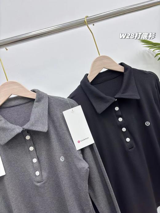 F032571一包2件装春季新款纽扣假两件可外穿打底衣高弹力长袖T恤 商品图3