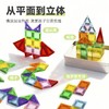【思创新品磁力片】3.75cm迷你口袋款彩窗磁力片80Pcs好携带 商品缩略图2