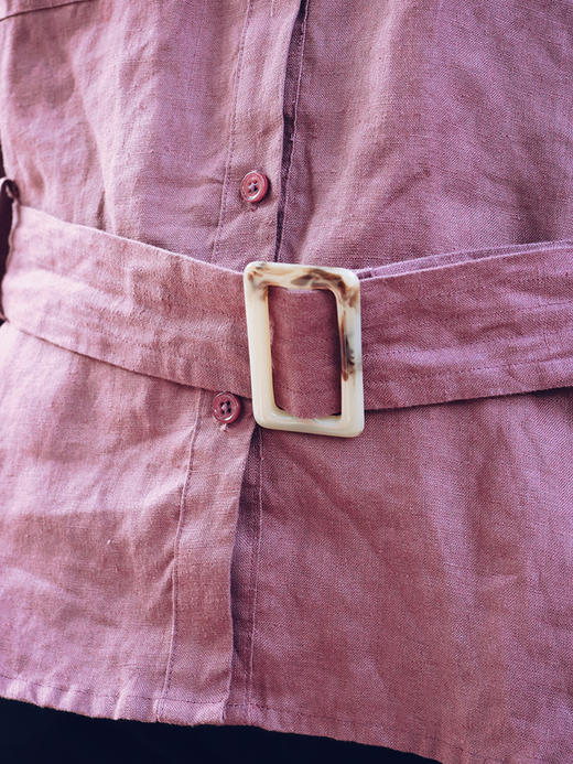 【部分颜色尺码预售25天】【明星同款汉麻衬衫+喇叭裤】显瘦神裤 穿出气质~ 商品图13