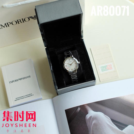 原单阿玛尼AR80071 贝母钻面 女士腕表
机芯：原装进口石英机芯 商品图2