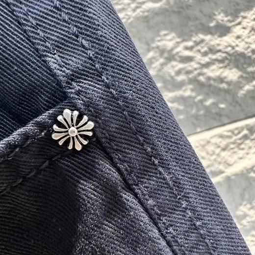 F032517不规则分布十字贴布风格侧排十字架休闲长裤卫裤 商品图14