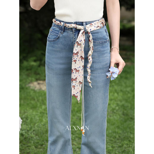 鹿向南【0328/20:00新品前1小时7折限量100件】蓝色牛仔裤 商品图3