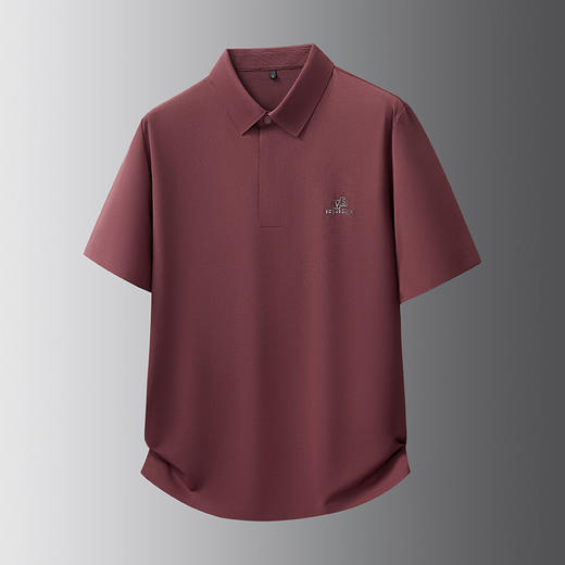 【DDS】大依优型大码男装夏季翻领polo衫短袖冰丝无痕透气短袖上衣300斤 商品图4