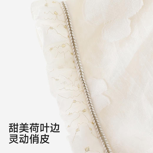 【商场同款】英氏儿童帽子新生儿贴面帽女宝春秋新款简约洋气胎帽 商品图3