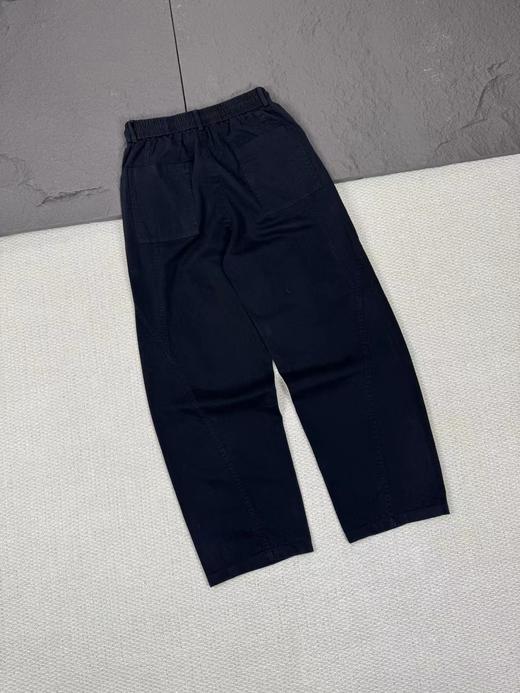 F032533春季新款男款字母万针刺绣针织弯刀直筒廓形牛仔休闲长裤 商品图5