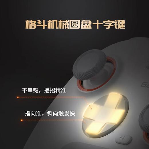 积分免费兑：盖世小鸡（GAMESIR）启明星2适用switch2无线游戏手柄 手机NS安卓苹果PC电脑宏编程电视steam蓝牙宝可梦za双人成行pro 辉光白+接收器 商品图1