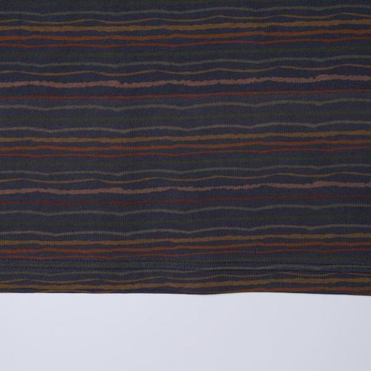 26T241SDSA男装2026新款高贵轻奢时尚撞色条纹圆领短袖T恤百搭宽松上衣 商品图4