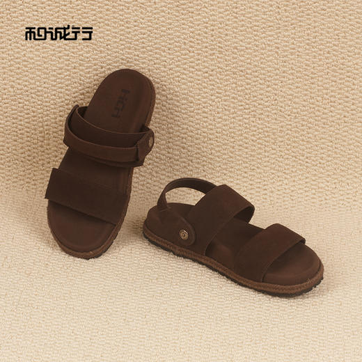 和诚行2026夏季新款高级感可调节户外防滑耐磨男式凉鞋0551294 商品图5