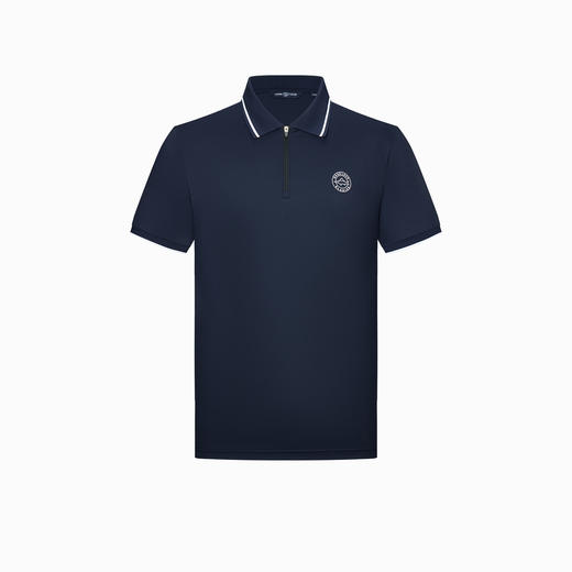 【高弹】德鲨白色短袖POLO衫男2026夏新款休闲百搭上衣翻领T恤男 商品图3