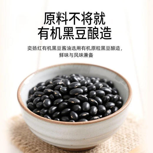 有机黑豆酱油528g酿造生抽0添加味精家用调味炒菜提鲜官方旗舰店 商品图2