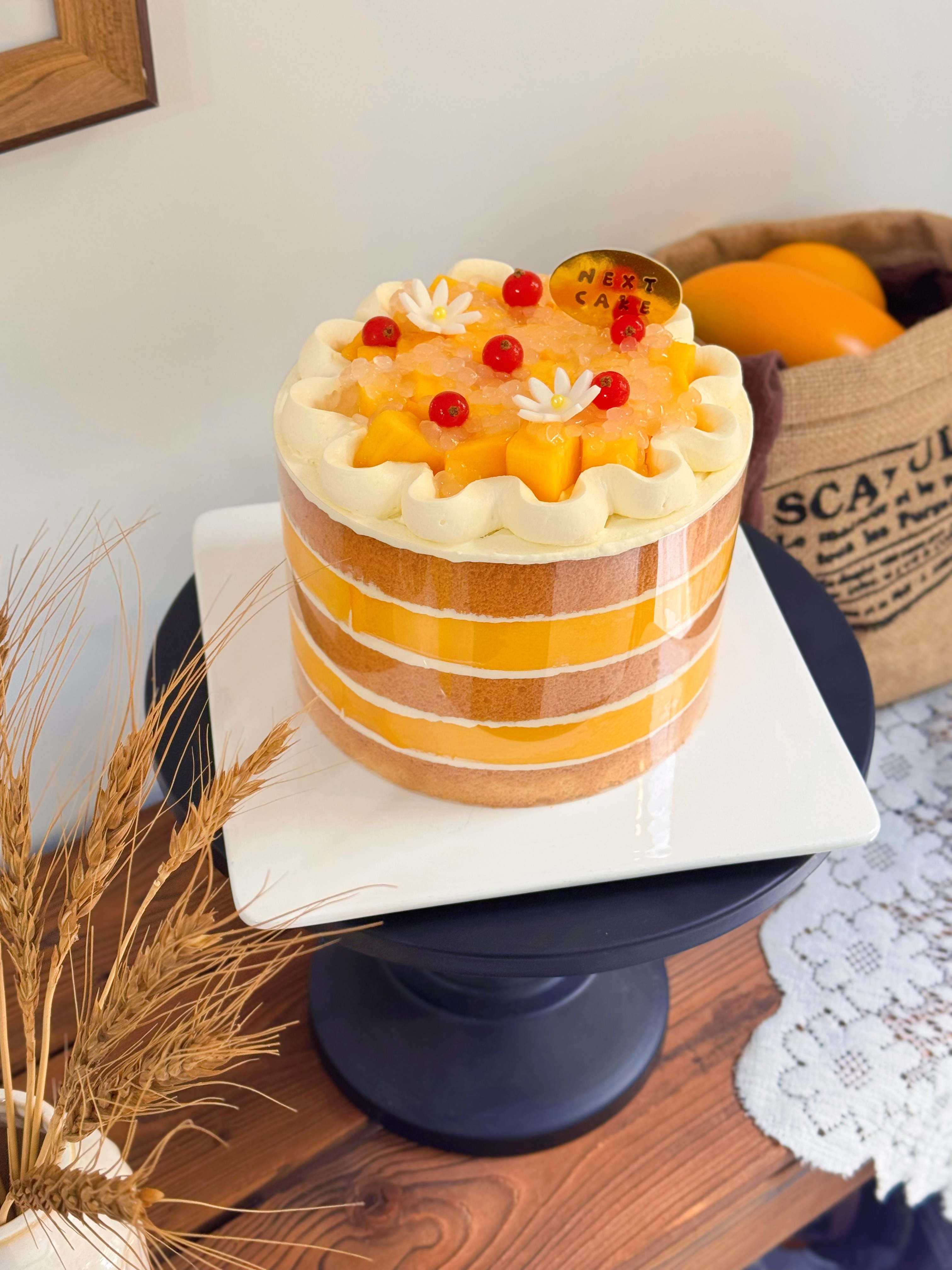 杨枝甘露裸蛋糕