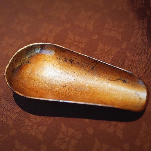 【金斗茶荷大漆茶则】超薄黑胡桃木 商品图3