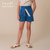 牛仔翻褶短裤 商品缩略图1