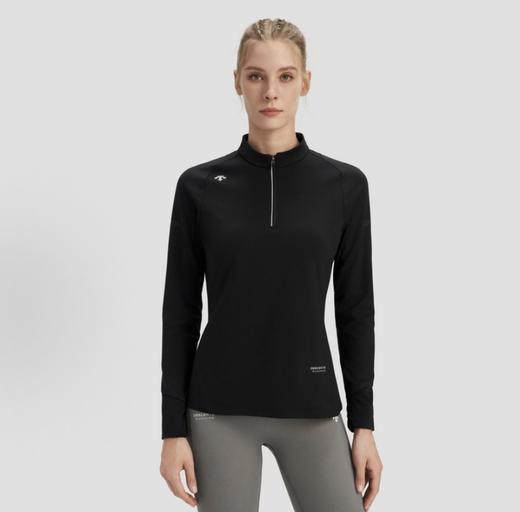 一店k （代工厂订单！）小迪这件Running系列半拉链长袖太懂女生了！ 面料软弹又透气！修身不勒肉！3D立体剪裁设计 抬手弯腰都自在！女士修身拉链磨绒训练上衣 商品图13