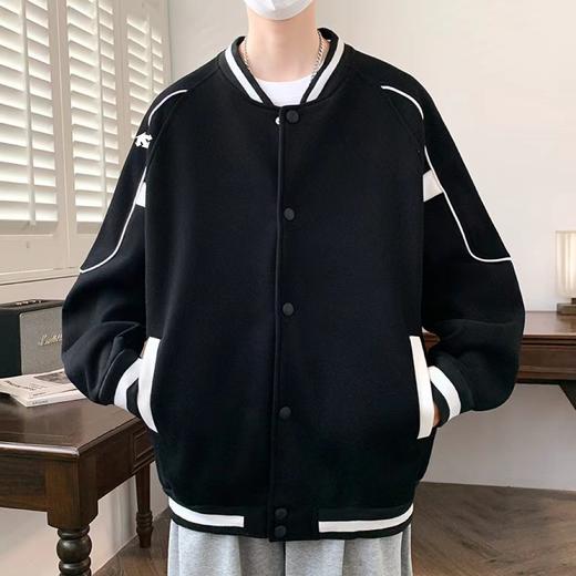 F032522秋季机能风休闲情侣款棒球服飞行夹克冲锋衣外套 商品图7