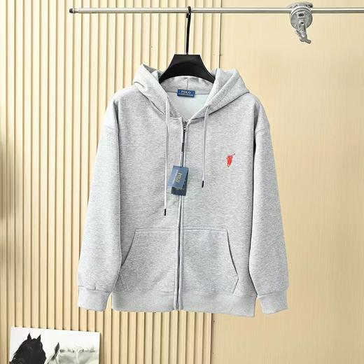 F032512新款百搭休闲保暖连帽加绒加厚拉链衫夹克外套 商品图8