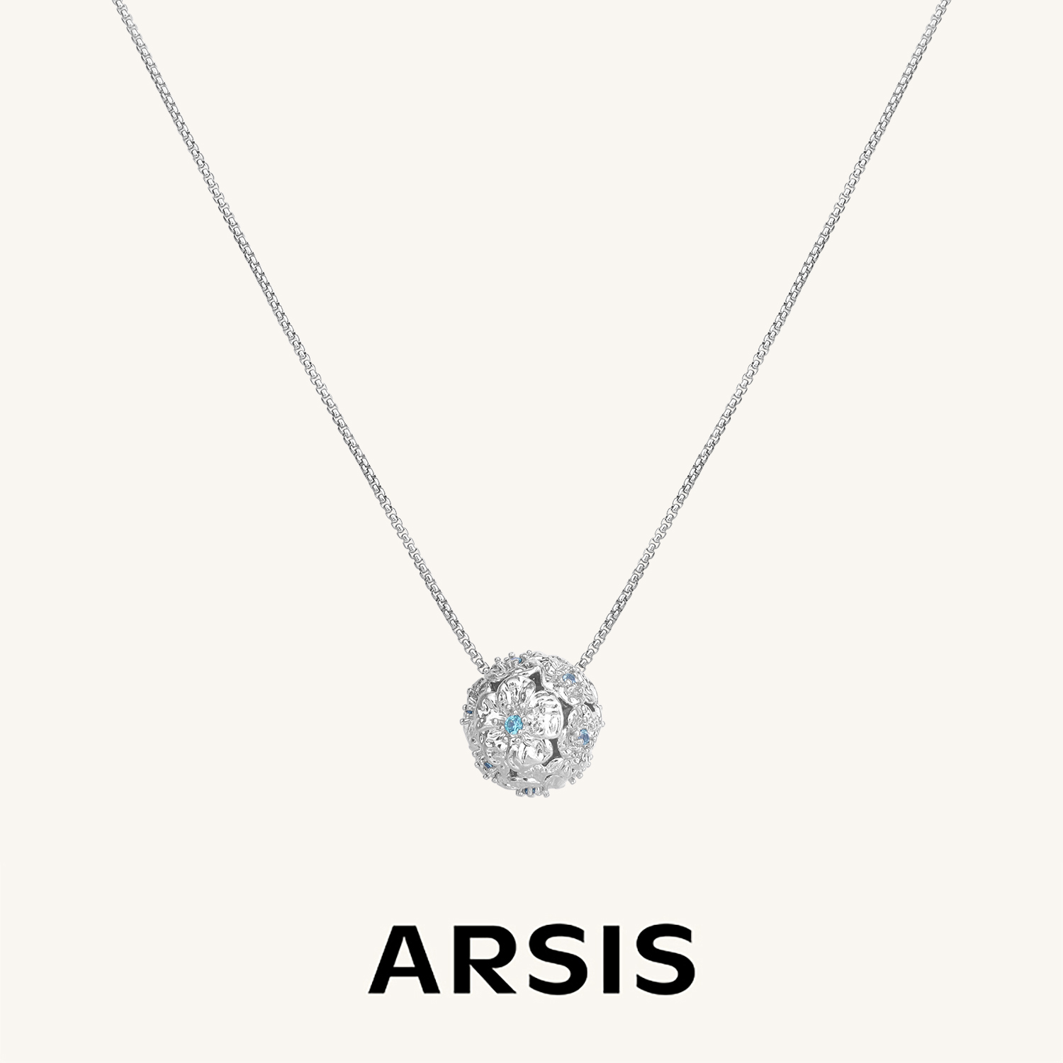 ARSIS 丨 繁绮系列 繁花绣球项链
