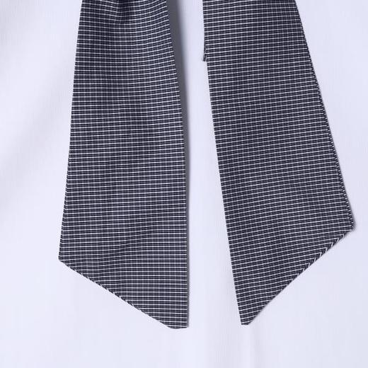 SDSA男装2026新款高贵轻奢美式简约格纹领结飘带短袖T恤百搭休闲 商品图2